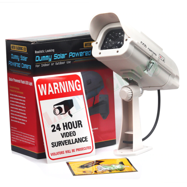 Fake CCTV Solar Powered Camera - SpyTechStop
