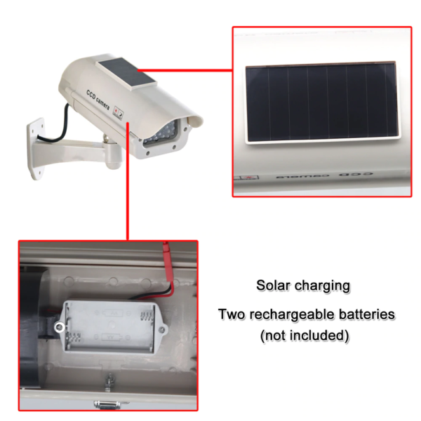 Fake CCTV Solar Powered Camera - SpyTechStop