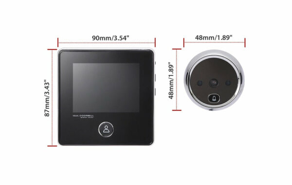 3.0" LCD Screen Electronic Peephole - SpyTechStop