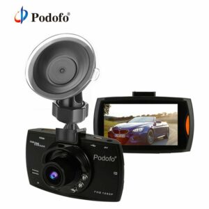 Podofo A2 Car Dashcam (DVR, HD 1080P, 140 Degree, Night Vision, G-Sensor) - SpyTechStop